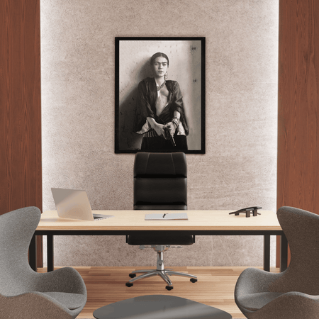 InkFlow Vintage Mexican Painter Self Portrait Poster - Retro Photography Art - Wall Art for Living Room, Bedroom, Office - Gift for Him & Her - 8x10 UNFRAMED Wall Art - Infinity Beyond Crafts