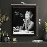 InkFlow Iconic Beauty Poster - Vintage Art - Pop Art - Graffiti Art - Retro Portrait Art - Timeless Style - Great Bedroom or Living Room Decor - 8x10 UNFRAMED Wall Art Visit the InkFlow Posters Store - Infinity Beyond Crafts