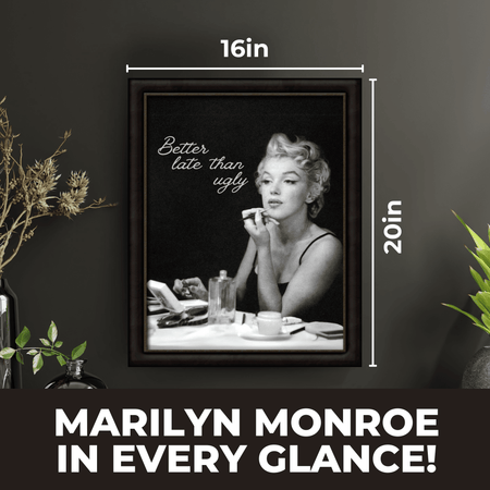 InkFlow Iconic Beauty Poster - Vintage Art - Pop Art - Graffiti Art - Retro Portrait Art - Timeless Style - Great Bedroom or Living Room Decor - 8x10 UNFRAMED Wall Art Visit the InkFlow Posters Store - Infinity Beyond Crafts