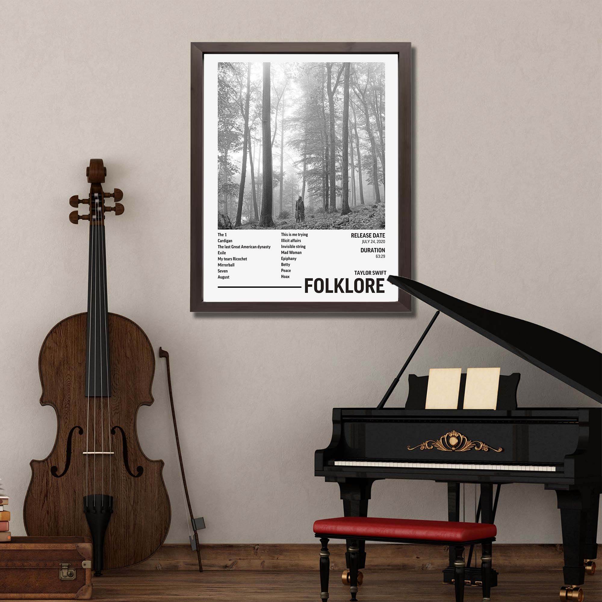InkFlow Vintage-Inspired Music Poster - Classic Music Art Print, Elegant Wall Decor for Home or Office, Stylish Artwork for Music Lovers - 11x14 Unframed Canvas Wall Art - Infinity Beyond Crafts