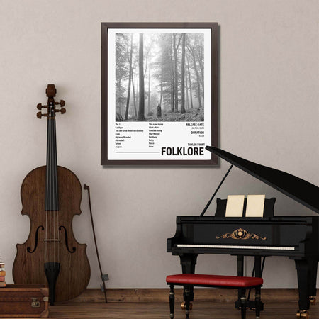 InkFlow Vintage-Inspired Music Poster - Classic Music Art Print, Elegant Wall Decor for Home or Office, Stylish Artwork for Music Lovers - 11x14 Unframed Canvas Wall Art - Infinity Beyond Crafts