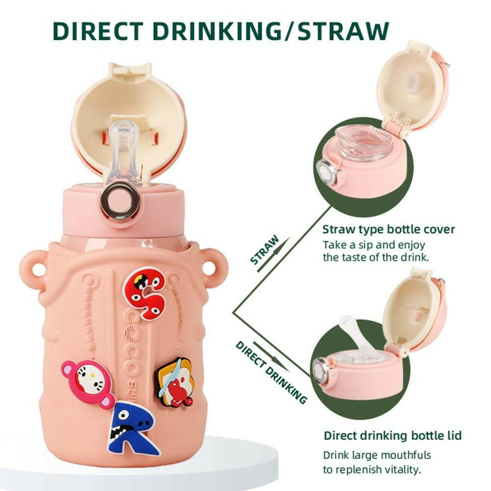 Coco Cap Fun Charm Thermos Cup - Cocosmile Cups