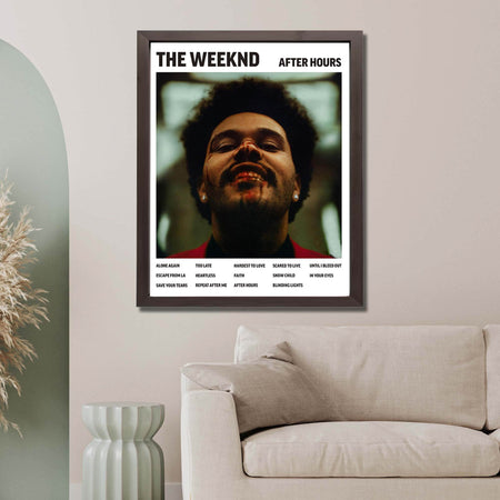 InkFlow After Hours Music Poster - Iconic Pop Art Print for Music Lovers, Inspirational Wall Decor for Home, Office, and Music Enthusiasts - 8x10 Unframed Canvas Wall Art - Infinity Beyond Crafts