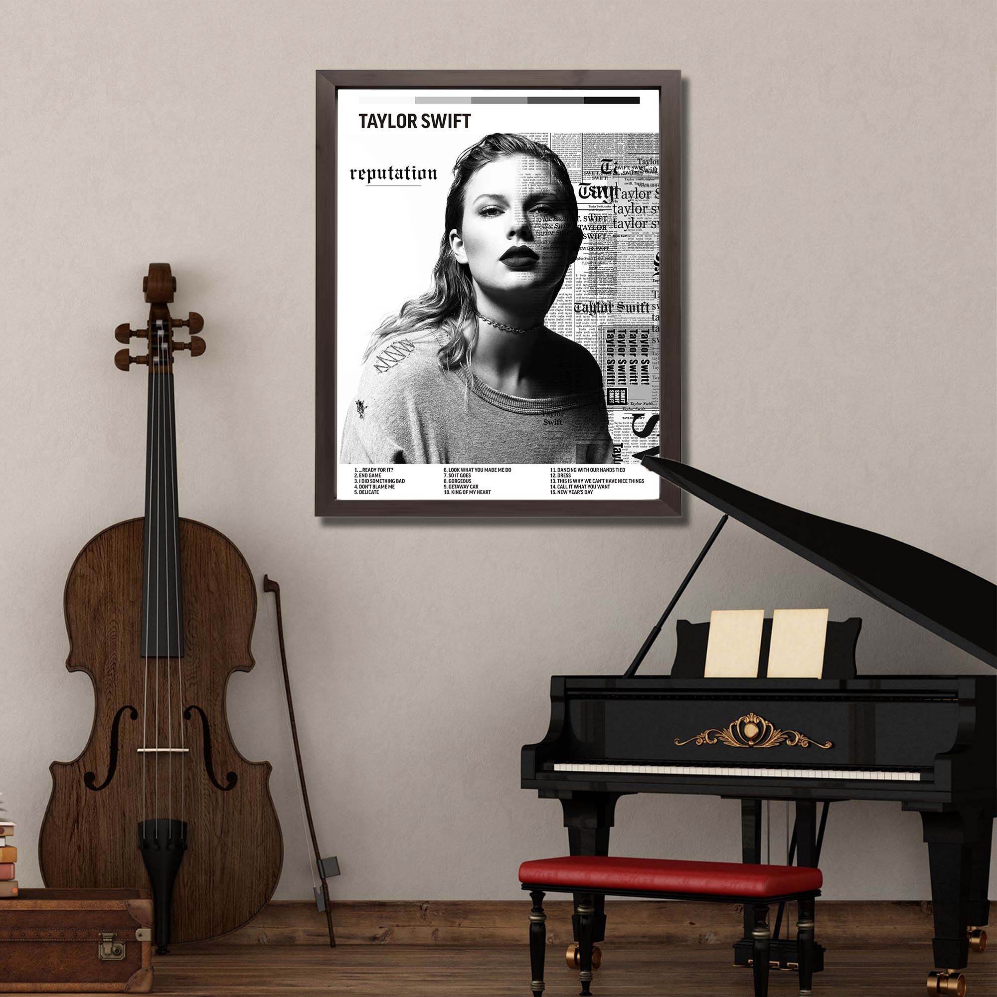 InkFlow Classic Music Album Poster - Classic Music Art Print, Stylish Wall Decor for Home or Office, Elegant Artwork for Music Lovers - 11x14 Unframed Canvas Wall Art - Infinity Beyond Crafts