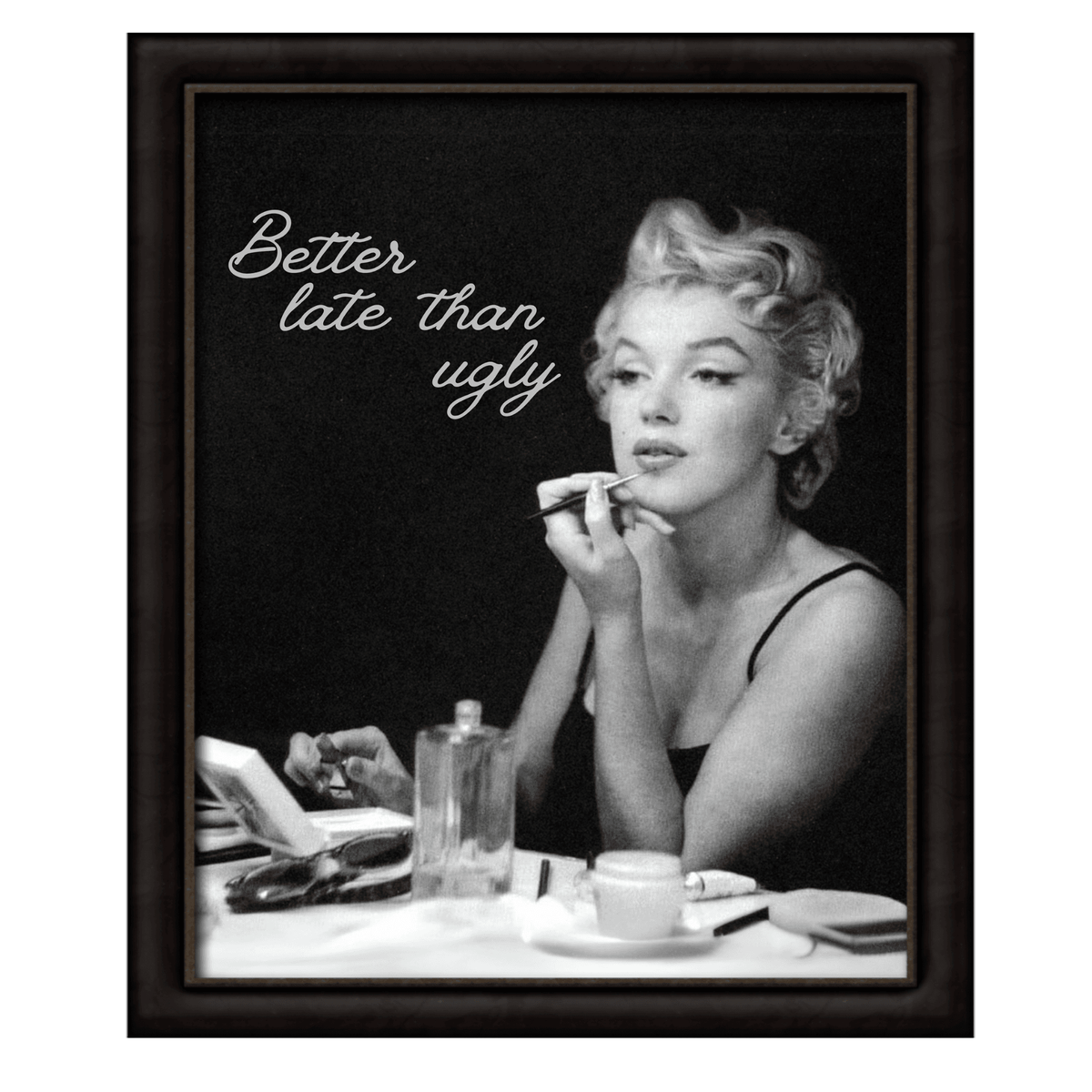 InkFlow Iconic Beauty Poster - Vintage Art - Pop Art - Graffiti Art - Retro Portrait Art - Timeless Style - Great Bedroom or Living Room Decor - 8x10 UNFRAMED Wall Art Visit the InkFlow Posters Store - Infinity Beyond Crafts