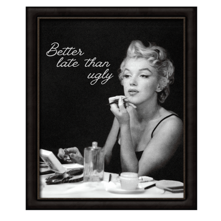 InkFlow Iconic Beauty Poster - Vintage Art - Pop Art - Graffiti Art - Retro Portrait Art - Timeless Style - Great Bedroom or Living Room Decor - 8x10 UNFRAMED Wall Art Visit the InkFlow Posters Store - Infinity Beyond Crafts