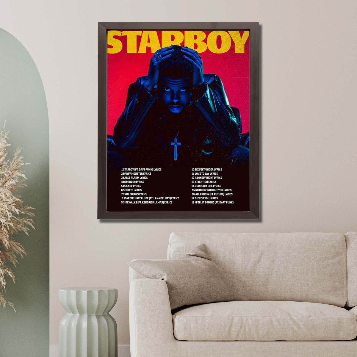 InkFlow Iconic Pop Art Music Poster Print - Inspirational Wall Decor for Home, Office, and Music Lovers - Unique Art Gift for Music Enthusiasts - 11x14 Unframed Canvas Wall Art - Infinity Beyond Crafts