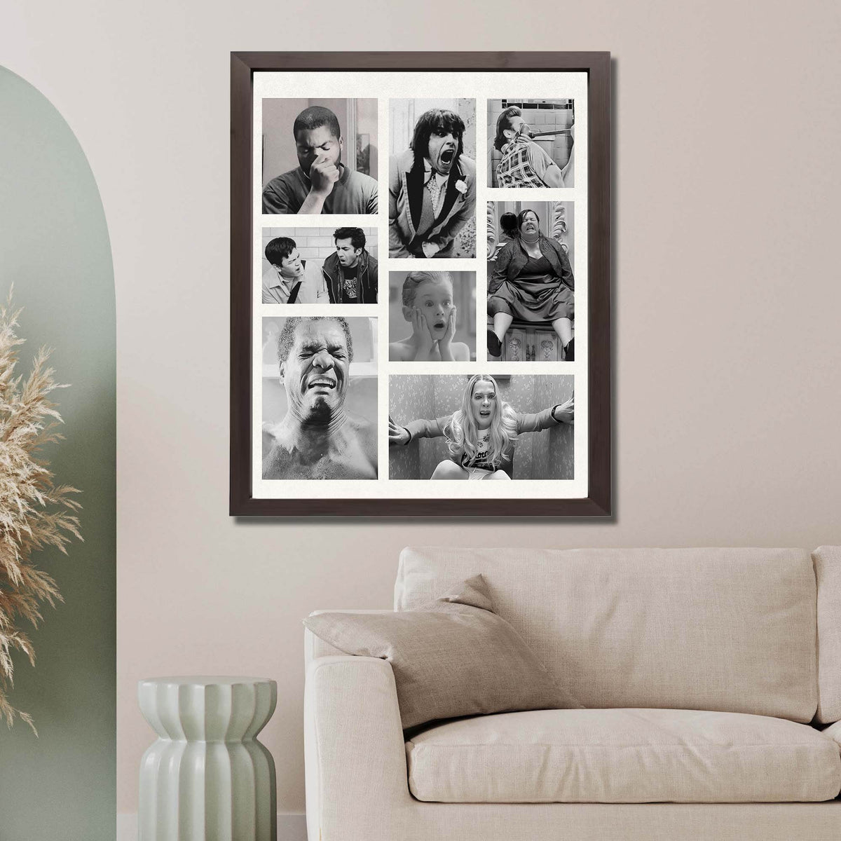 InkFlow Funny Bathroom Decor - Humorous Wall Art for Restroom, Quirky and Playful Bathroom Prints, Unique and Fun Wall Art for Home or Office - 8x10 Unframed Wall Art - Infinity Beyond Crafts