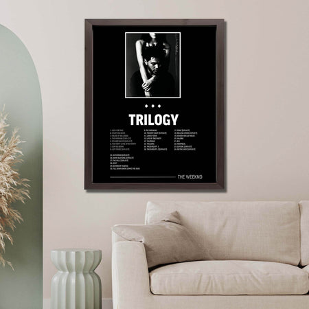 InkFlow Trilogy Music Poster - Iconic Pop Art Print for Music Lovers, Inspirational Wall Decor for Home, Office, and Music Enthusiasts - 8x10 Unframed Canvas Wall Art - Infinity Beyond Crafts