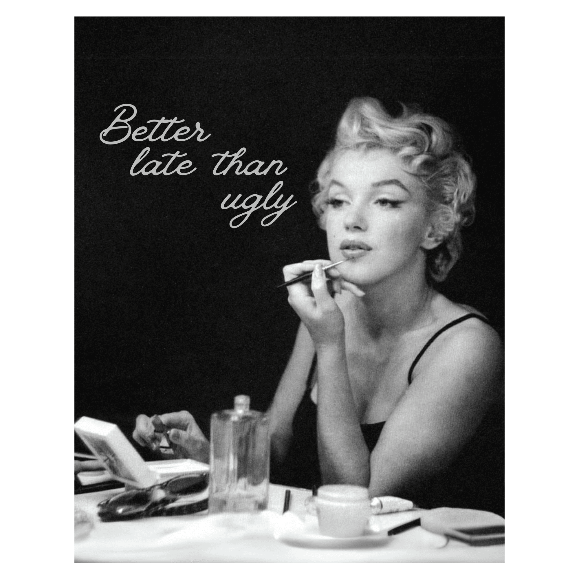 InkFlow Iconic Beauty Poster - Vintage Art - Pop Art - Graffiti Art - Retro Portrait Art - Timeless Style - Great Bedroom or Living Room Decor - 8x10 UNFRAMED Wall Art Visit the InkFlow Posters Store - Infinity Beyond Crafts