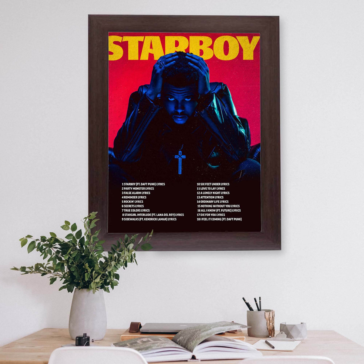 InkFlow Iconic Pop Art Music Poster Print - Inspirational Wall Decor for Home, Office, and Music Lovers - Unique Art Gift for Music Enthusiasts - 11x14 Unframed Canvas Wall Art - Infinity Beyond Crafts