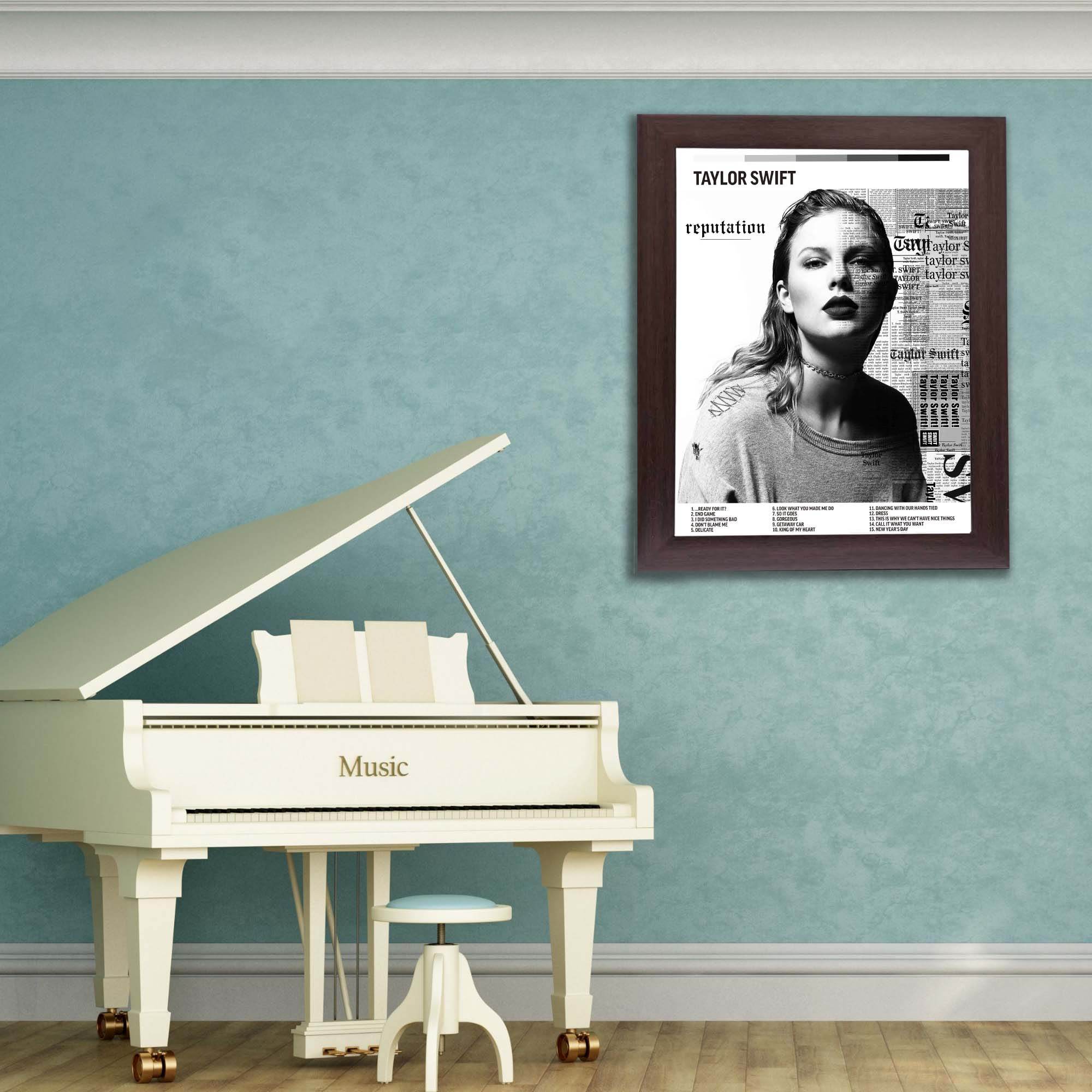 InkFlow Classic Music Album Poster - Classic Music Art Print, Stylish Wall Decor for Home or Office, Elegant Artwork for Music Lovers - 11x14 Unframed Canvas Wall Art - Infinity Beyond Crafts