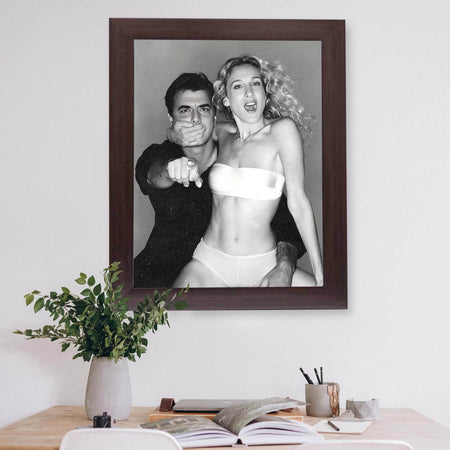 InkFlow Romantic Couple Poster - Elegant Artwork Featuring Two Iconic Characters, Perfect for Home, Living Room, Bedroom, or Office Décor - 8x10 Unframed Wall Art - Infinity Beyond Crafts