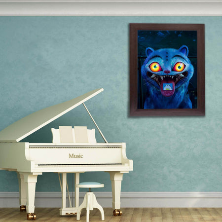 InkFlow Derpy poster - Humorous Wall Art Print Featuring Derpy Character Expression Ideal for Playful Room Decor Dorm Wall or Whimsical Office Art - 8x10 Unframed Canvas Wall Art - Infinity Beyond Crafts