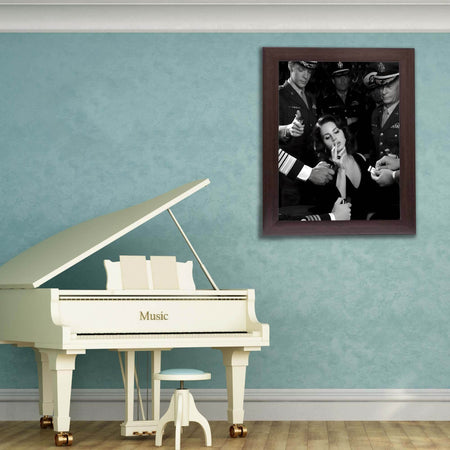 InkFlow Ultraviolence Art Poster Print - Dramatic Abstract Design Wall Decor for Home, Office, or Bedroom, High Quality Matte Finish, Perfect Gift for Art Lovers - 8x10 Unframed Canvas Wall Art - Infinity Beyond Crafts