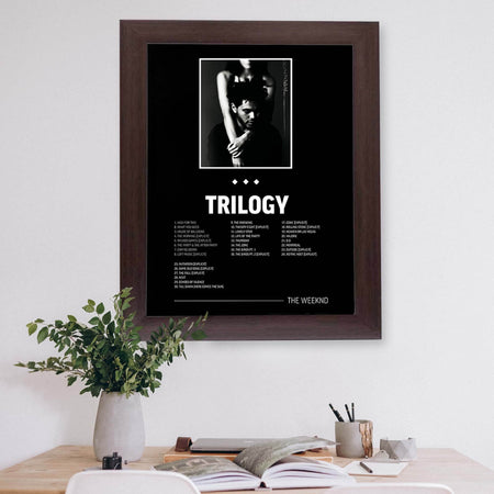 InkFlow Trilogy Music Poster - Iconic Pop Art Print for Music Lovers, Inspirational Wall Decor for Home, Office, and Music Enthusiasts - 8x10 Unframed Canvas Wall Art - Infinity Beyond Crafts