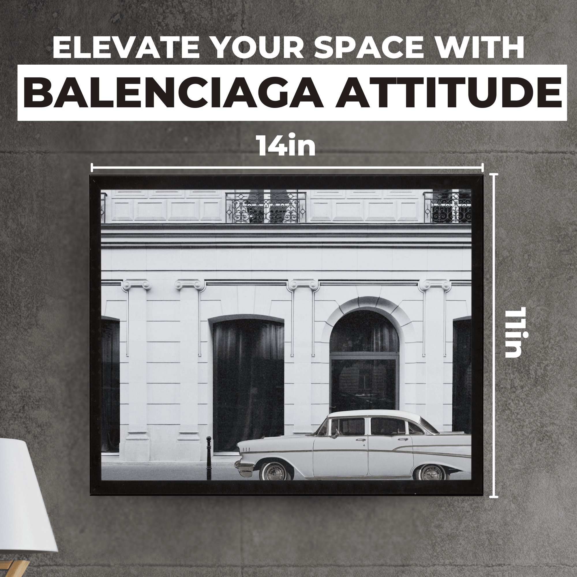 InkFlow Luxury Fashion Storefront Poster - High Fashion Art - Gift for Women, Fashionistas - Landscape Glamour Wall Decor for Bedroom, Living Room, Office - 14x11UNFRAMED Wall Art - Infinity Beyond Crafts