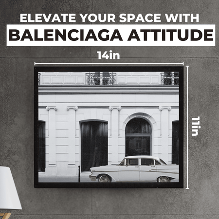 InkFlow Luxury Fashion Storefront Poster - High Fashion Art - Gift for Women, Fashionistas - Landscape Glamour Wall Decor for Bedroom, Living Room, Office - 14x11UNFRAMED Wall Art - Infinity Beyond Crafts