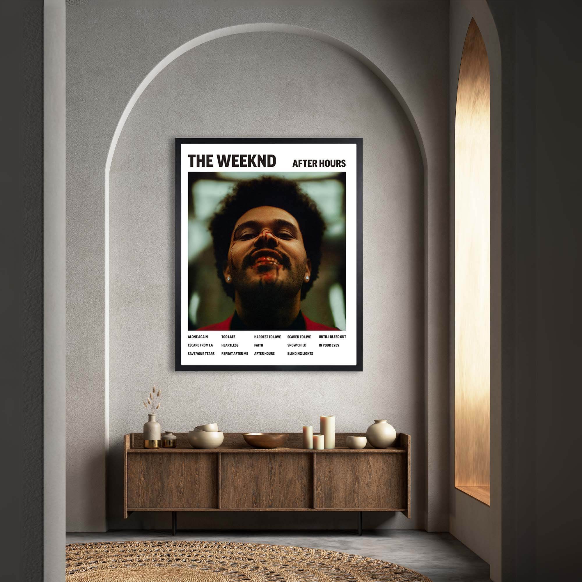 InkFlow After Hours Music Poster - Iconic Pop Art Print for Music Lovers, Inspirational Wall Decor for Home, Office, and Music Enthusiasts - 8x10 Unframed Canvas Wall Art - Infinity Beyond Crafts