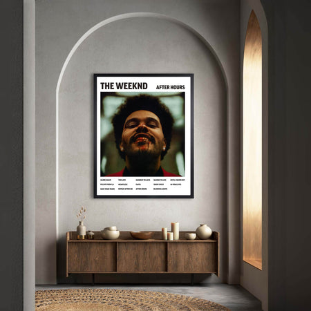 InkFlow After Hours Music Poster - Iconic Pop Art Print for Music Lovers, Inspirational Wall Decor for Home, Office, and Music Enthusiasts - 8x10 Unframed Canvas Wall Art - Infinity Beyond Crafts