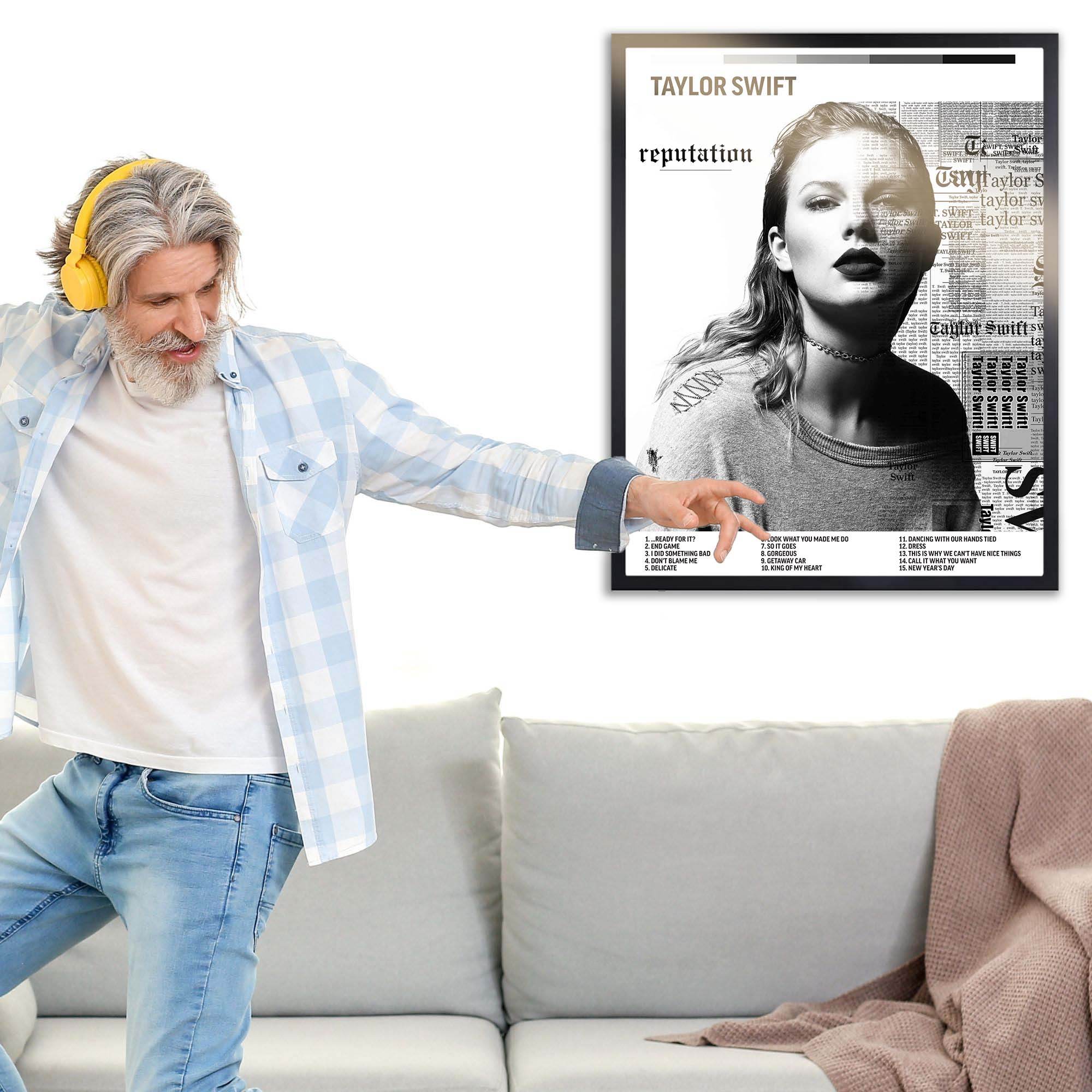 InkFlow Classic Music Album Poster - Classic Music Art Print, Stylish Wall Decor for Home or Office, Elegant Artwork for Music Lovers - 11x14 Unframed Canvas Wall Art - Infinity Beyond Crafts