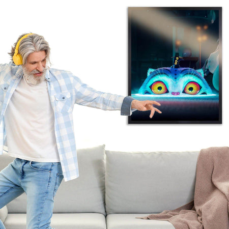 InkFlow Derpy and Sussie poster - Funny Wall Art Featuring Derpy and Sussie Characters for Playroom Teen Space or Entertainment Decor Unframed - 8x10 Unframed Canvas Wall Art - Infinity Beyond Crafts