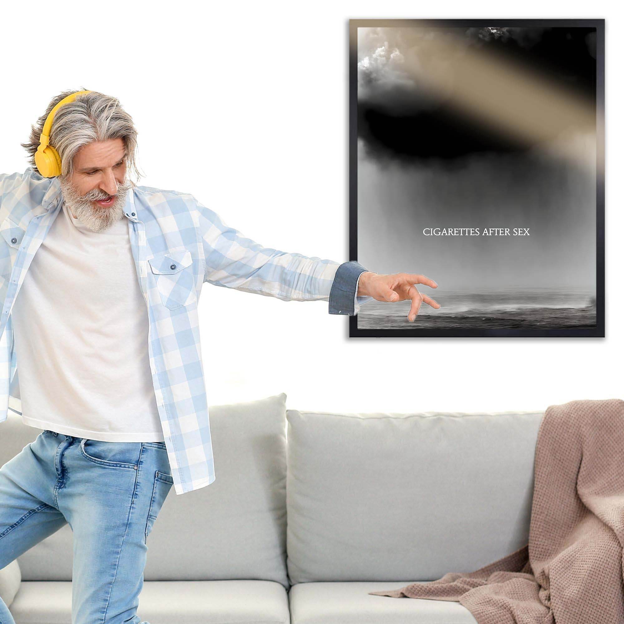 InkFlow CAS Cry Poster - Emotional Abstract Modern Wall Art Print Featuring Bold Colors and Expressive Design for Living Room, Bedroom, Office Decor - 8x10 Unframed Canvas Wall Art - Infinity Beyond Crafts