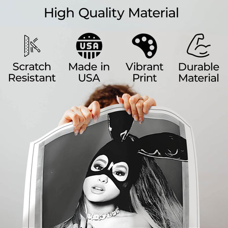 InkFlow Dangerous Woman Music Art Poster - Bold, Inspirational Print for Music Lovers, Home or Studio Wall Décor, Modern Artwork for Trendy Spaces - 8x10 Unframed Canvas Wall Art - Infinity Beyond Crafts