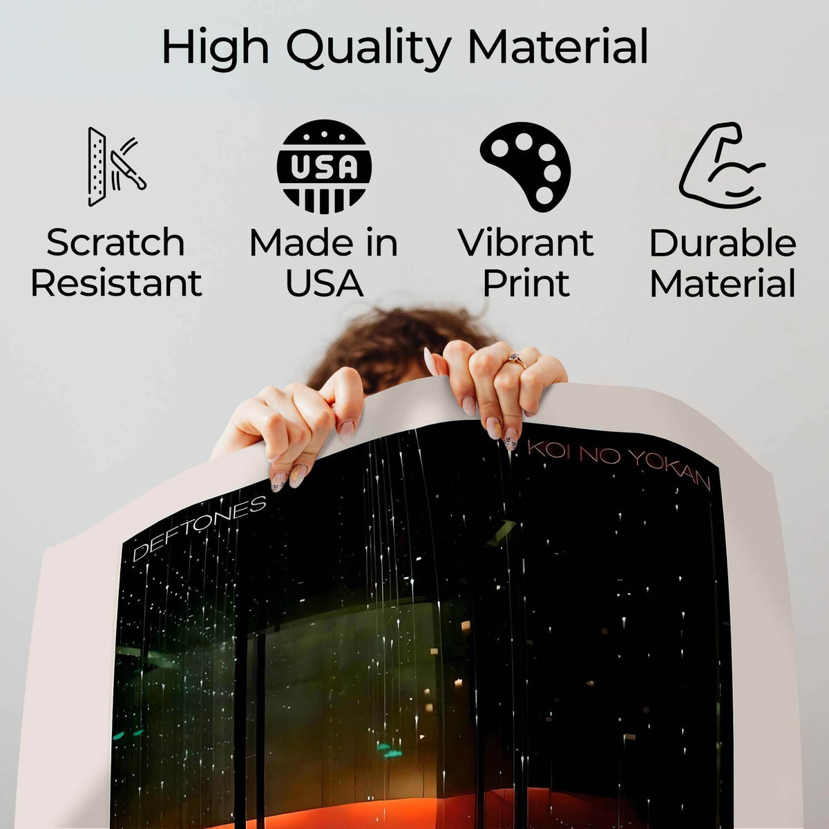 InkFlow Koi no Yokan Poster - Inspirational Wall Art Print for Home, Office, Bedroom, or Living Room Décor - Beautiful Japanese Phrase Typography Artwork - 8x10 Unframed Canvas Wall Art - Infinity Beyond Crafts