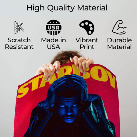 InkFlow Iconic Pop Art Music Poster Print - Inspirational Wall Decor for Home, Office, and Music Lovers - Unique Art Gift for Music Enthusiasts - 11x14 Unframed Canvas Wall Art - Infinity Beyond Crafts