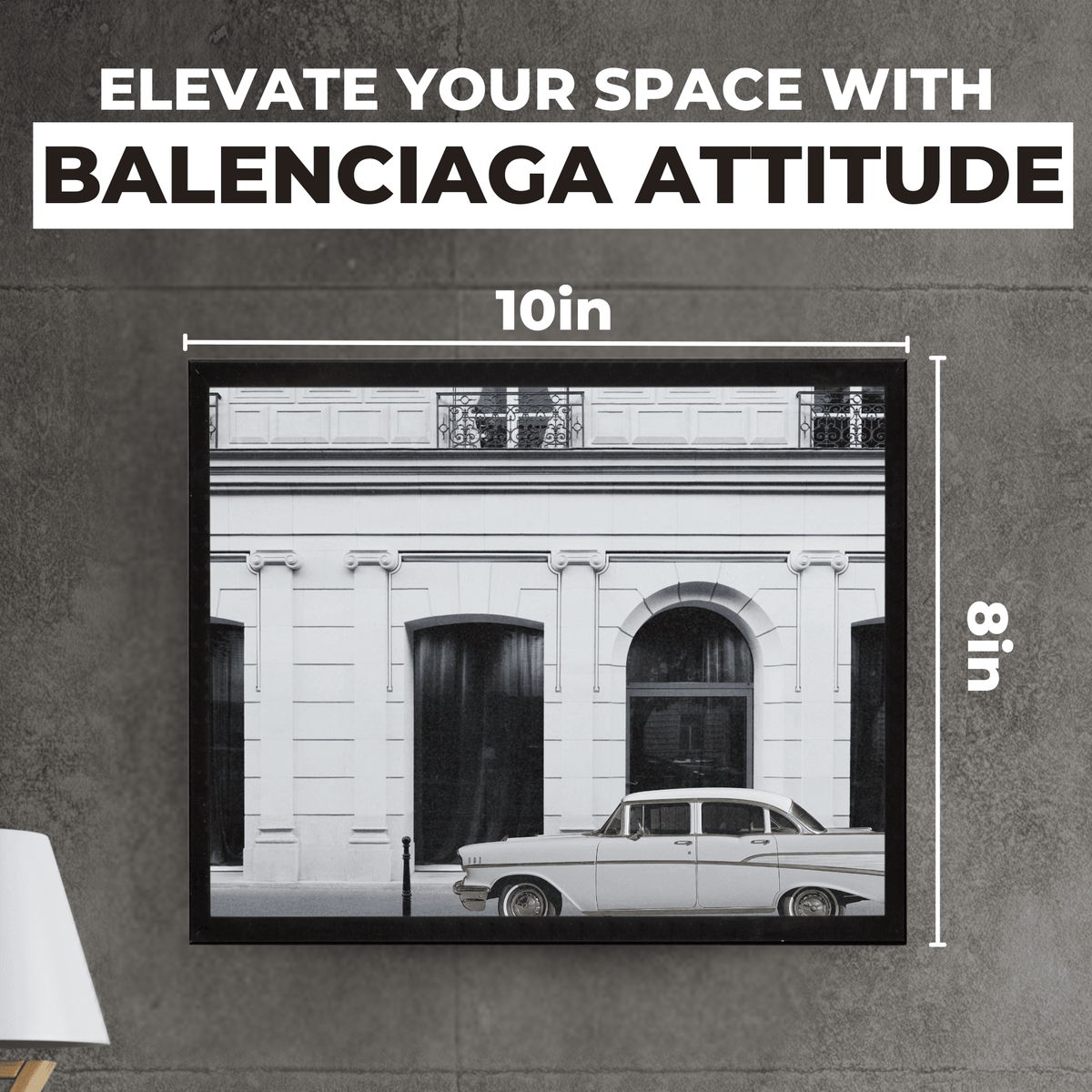 InkFlow Luxury Fashion Storefront Poster - High Fashion Art - Gift for Women, Fashionistas - Landscape Glamour Wall Decor for Bedroom, Living Room, Office - 14x11UNFRAMED Wall Art - Infinity Beyond Crafts