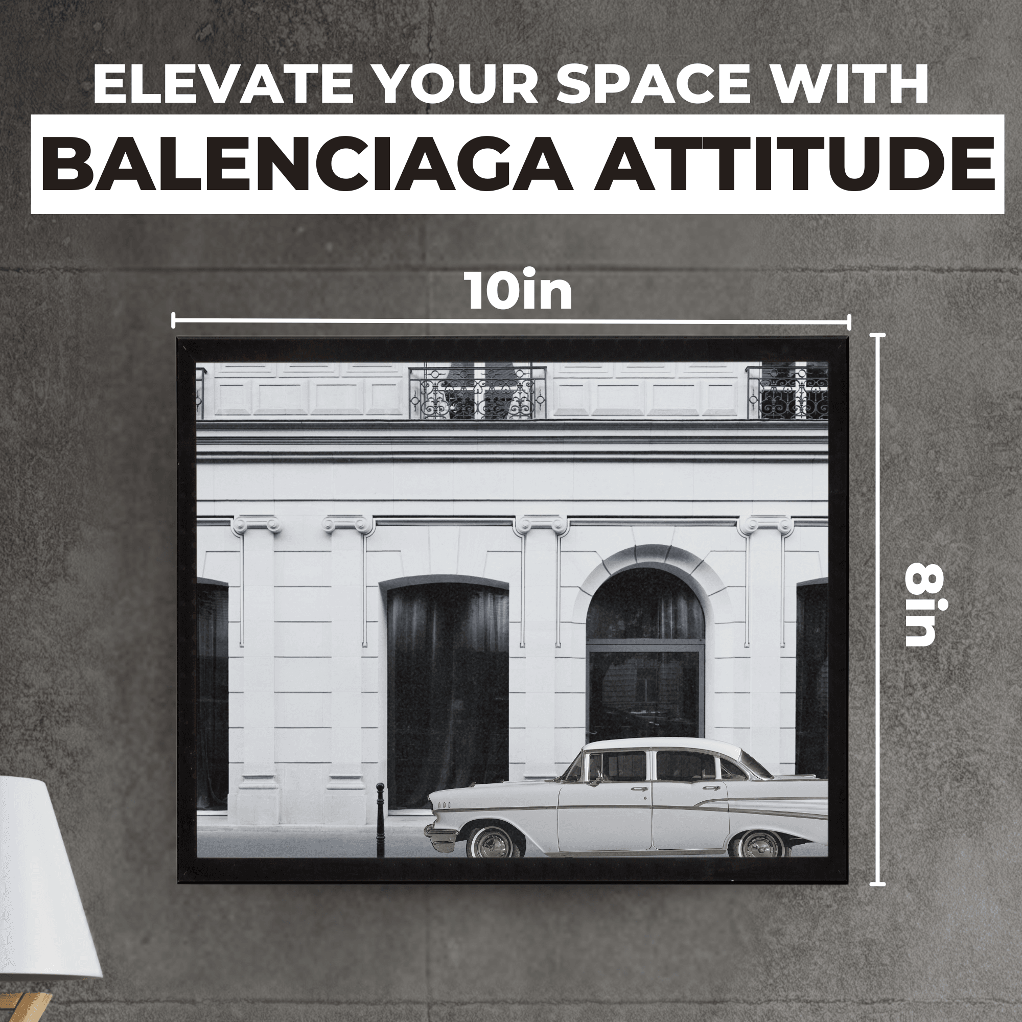 InkFlow Luxury Fashion Storefront Poster - High Fashion Art - Gift for Women, Fashionistas - Landscape Glamour Wall Decor for Bedroom, Living Room, Office - 14x11UNFRAMED Wall Art - Infinity Beyond Crafts