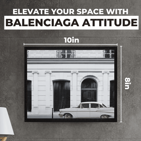 InkFlow Luxury Fashion Storefront Poster - High Fashion Art - Gift for Women, Fashionistas - Landscape Glamour Wall Decor for Bedroom, Living Room, Office - 14x11UNFRAMED Wall Art - Infinity Beyond Crafts