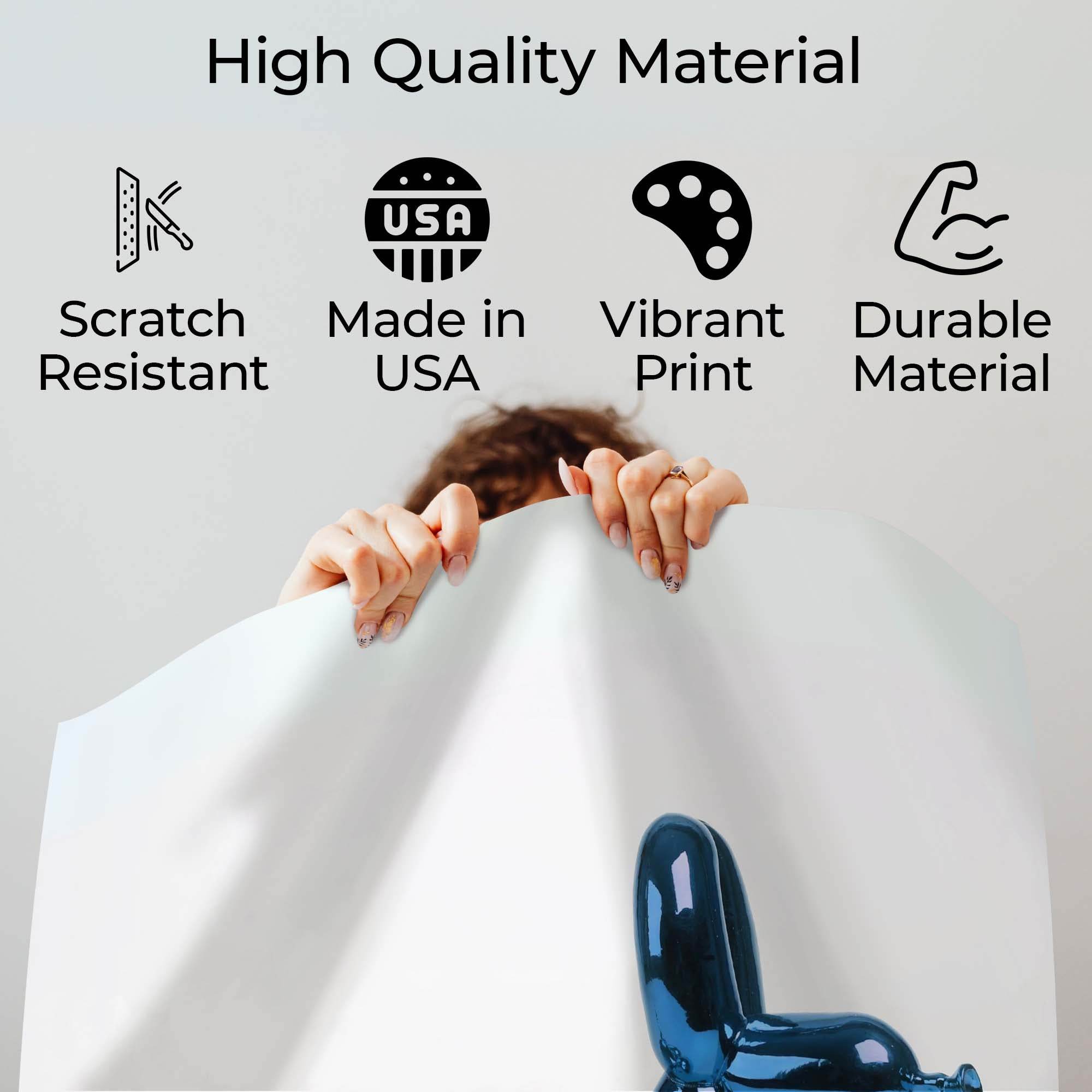 InkFlow Balloon Dog Pooping Poster - Bold and Funny Pop Art Animal Wall Art for Bedroom, Living Room or Office - Unique Quirky Gift for Dog & Art Fans - 8x10 Unframed Canvas Wall Art - Infinity Beyond Crafts