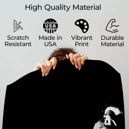 InkFlow Alternative Rock Band Inspired Poster - Edgy and Stylish Music Wall Art for Home, Bedroom, Office, or Living Room Décor, Perfect for Music Fans and Collectors - 8x10 Unframed Canvas Wall Art - Infinity Beyond Crafts