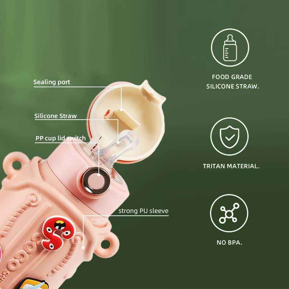 Coco Cap Fun Charm Thermos Cup - Cocosmile Cups