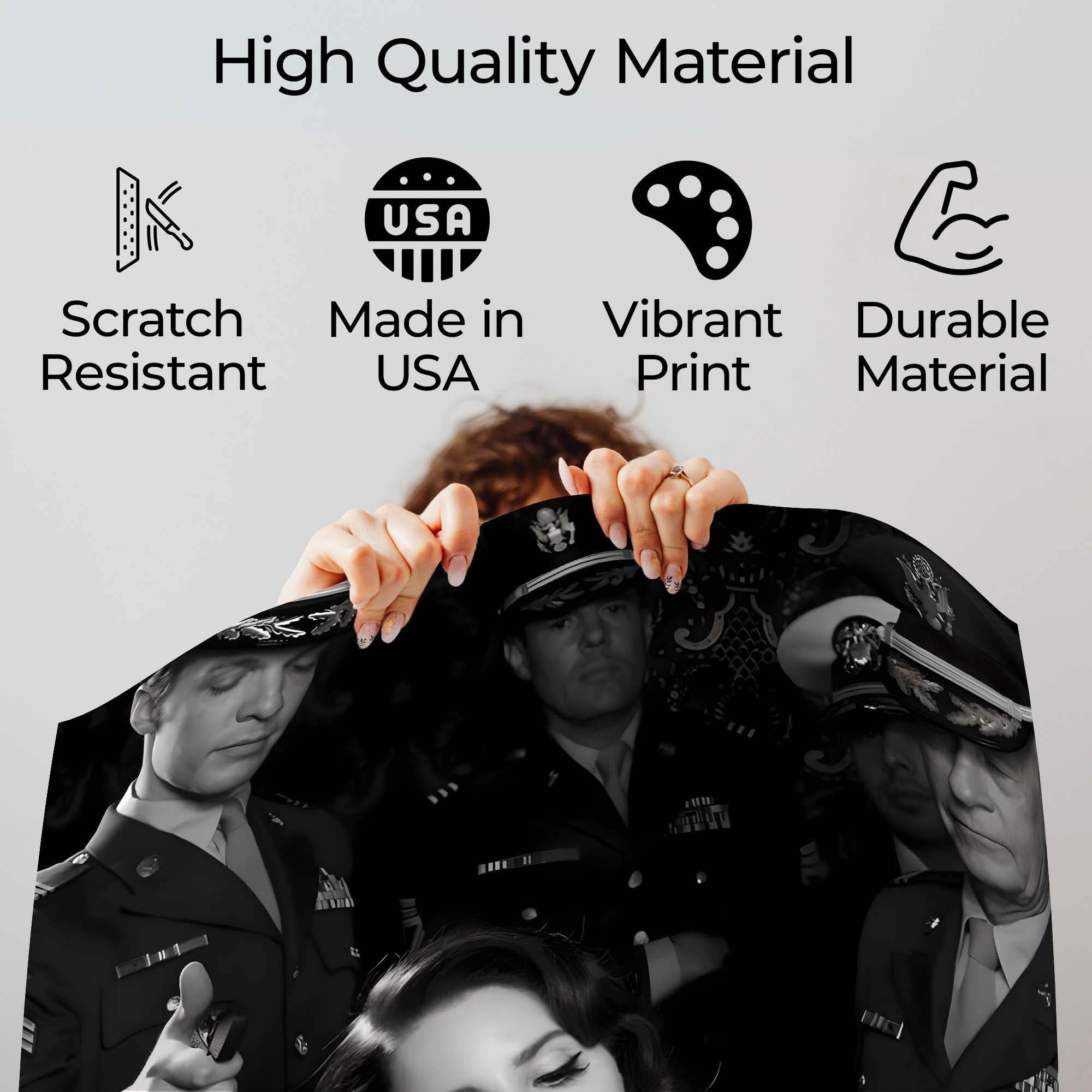 InkFlow Ultraviolence Art Poster Print - Dramatic Abstract Design Wall Decor for Home, Office, or Bedroom, High Quality Matte Finish, Perfect Gift for Art Lovers - 8x10 Unframed Canvas Wall Art - Infinity Beyond Crafts