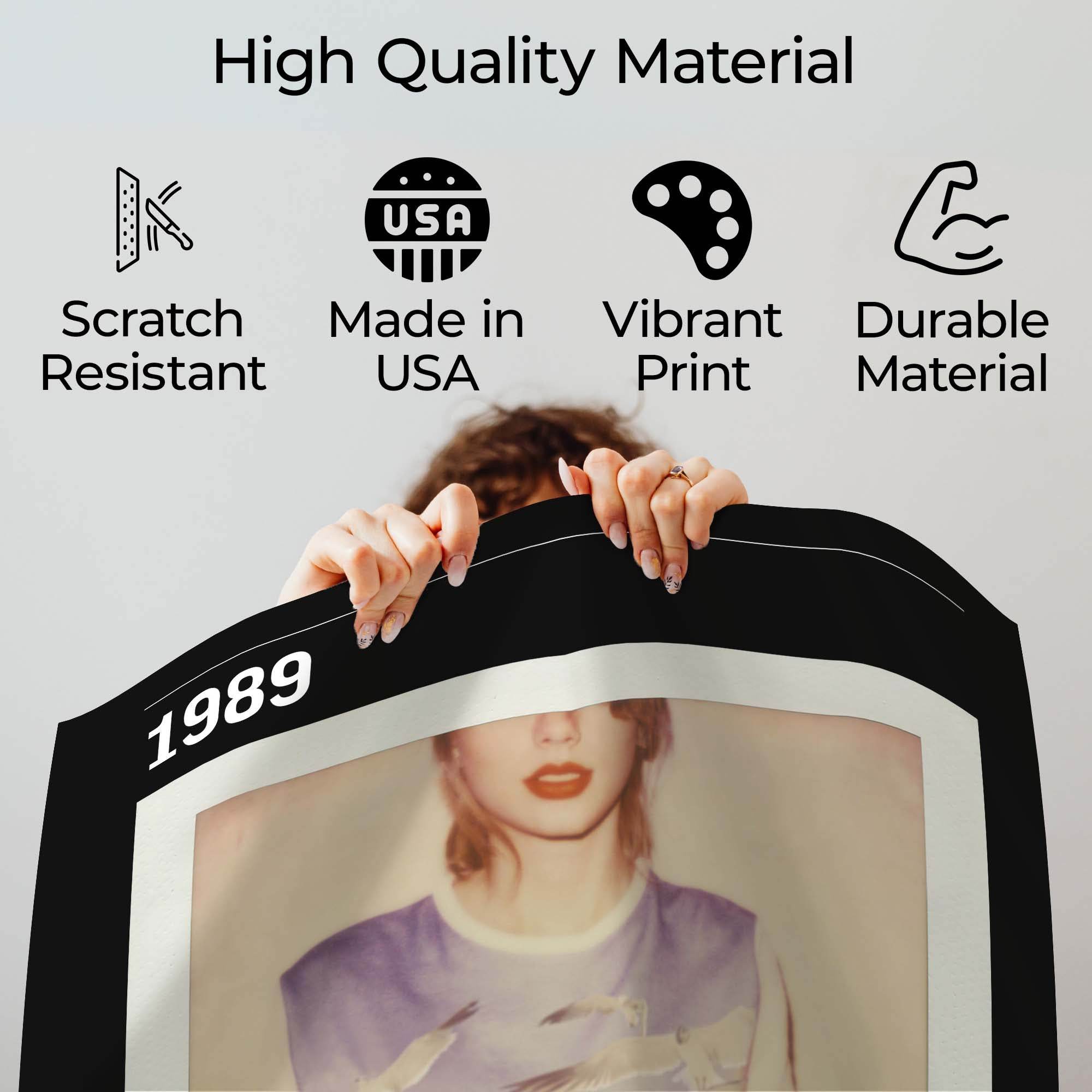 InkFlow 1989 Album Poster - Classic Music Art Print, Stylish Wall Decor for Home or Office, Vibrant & Elegant Artwork for Music Lovers - 8x10 Unframed Canvas Wall Art - Infinity Beyond Crafts