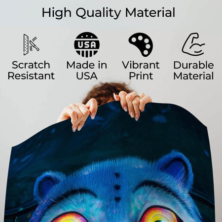 InkFlow Derpy poster - Humorous Wall Art Print Featuring Derpy Character Expression Ideal for Playful Room Decor Dorm Wall or Whimsical Office Art - 8x10 Unframed Canvas Wall Art - Infinity Beyond Crafts