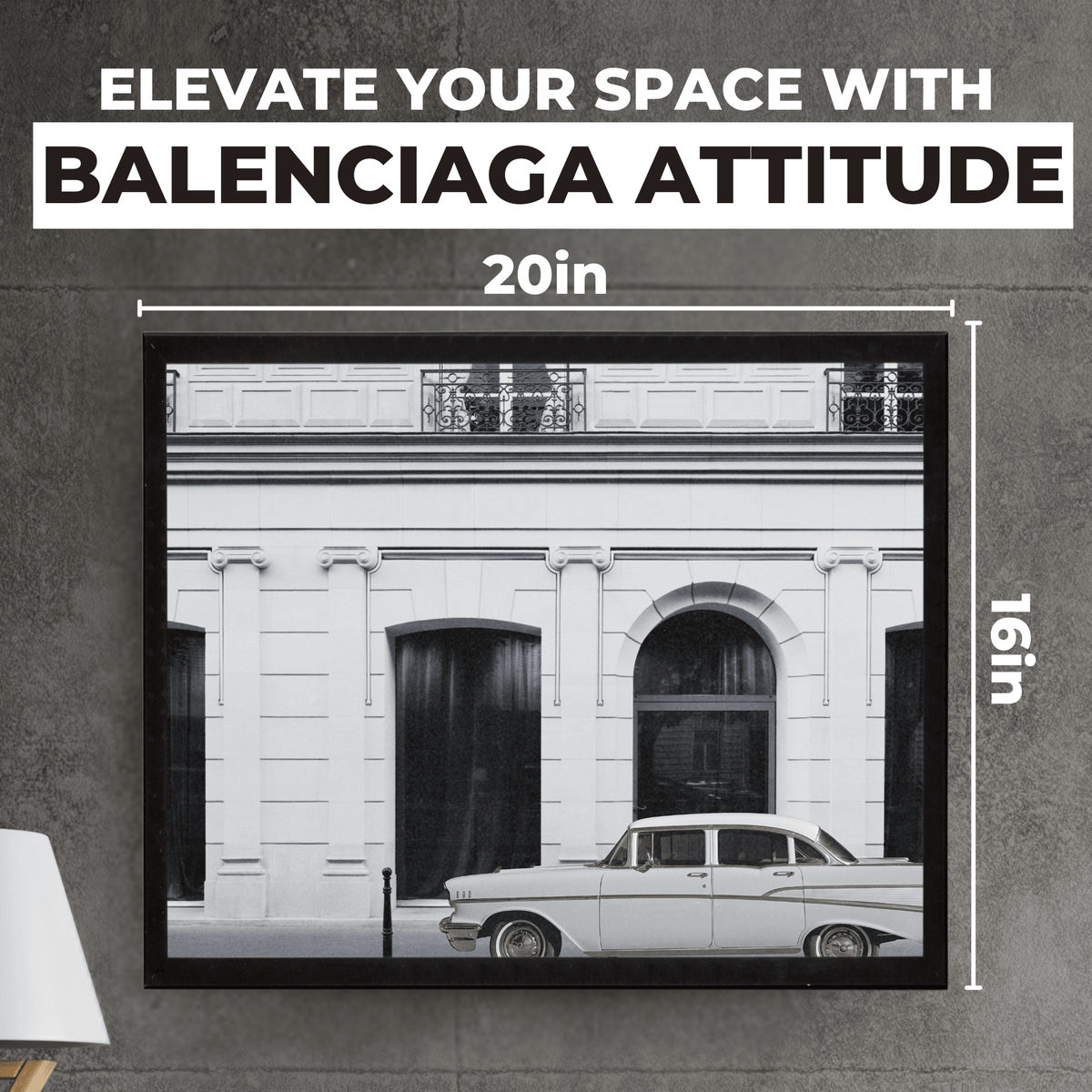 InkFlow Luxury Fashion Storefront Poster - High Fashion Art - Gift for Women, Fashionistas - Landscape Glamour Wall Decor for Bedroom, Living Room, Office - 14x11UNFRAMED Wall Art - Infinity Beyond Crafts