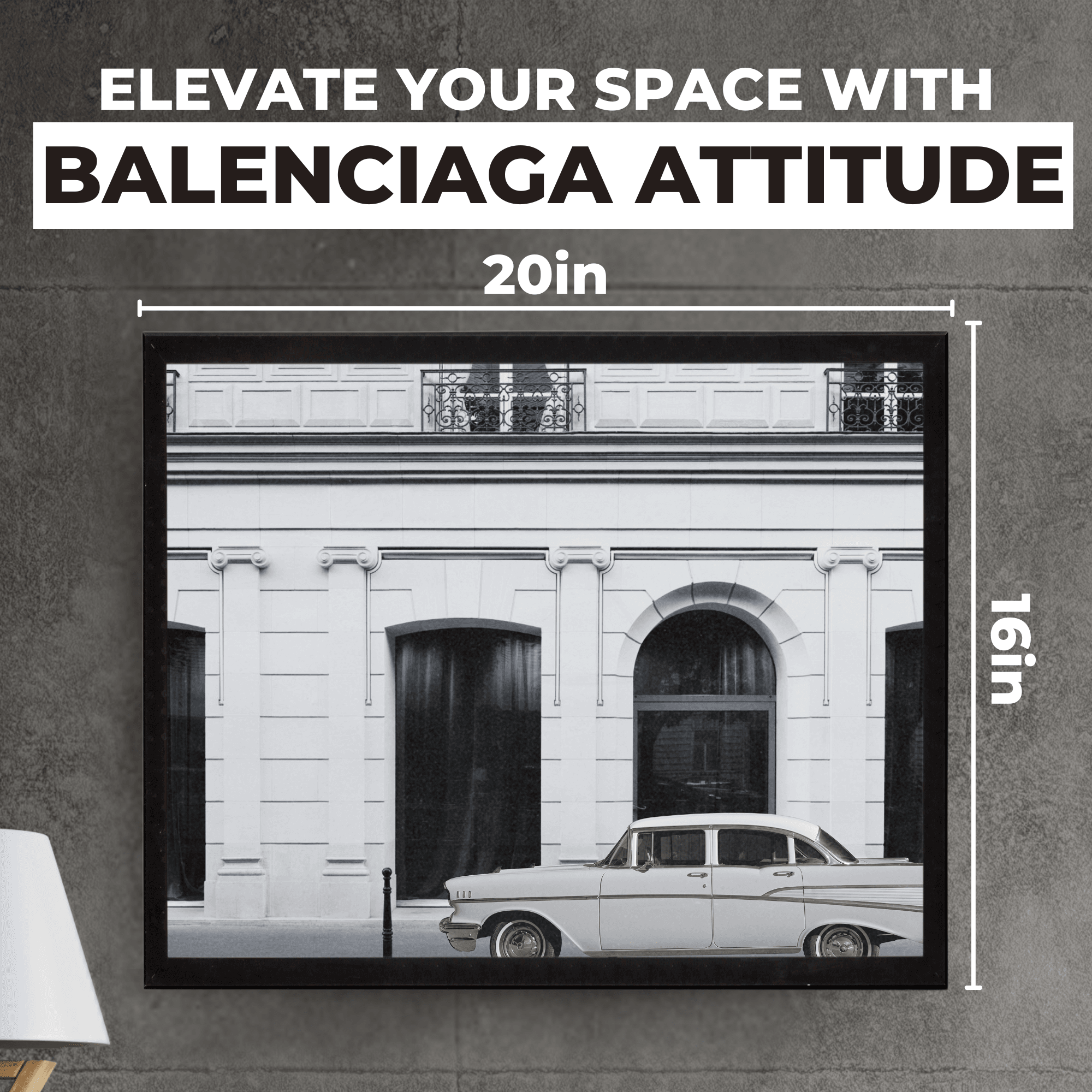 InkFlow Luxury Fashion Storefront Poster - High Fashion Art - Gift for Women, Fashionistas - Landscape Glamour Wall Decor for Bedroom, Living Room, Office - 14x11UNFRAMED Wall Art - Infinity Beyond Crafts