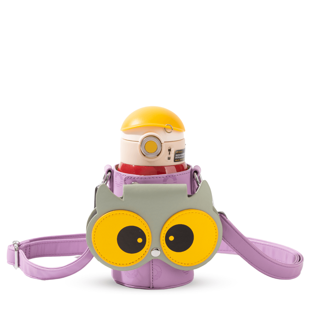 Owl Eye Thermos Cup With Sleeve - Cocosmile Cups