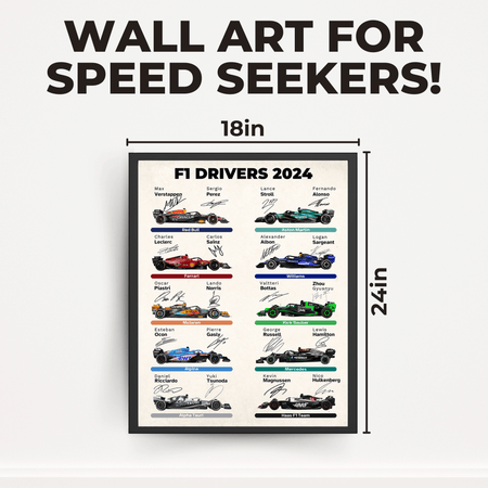 InkFlow Car Racing Poster - Sports Car Racing Art - Gift for Men, Women - Great Wall Decor for Garage, Living Room or Office - 8x10 UNFRAMED Wall Art - Infinity Beyond Crafts
