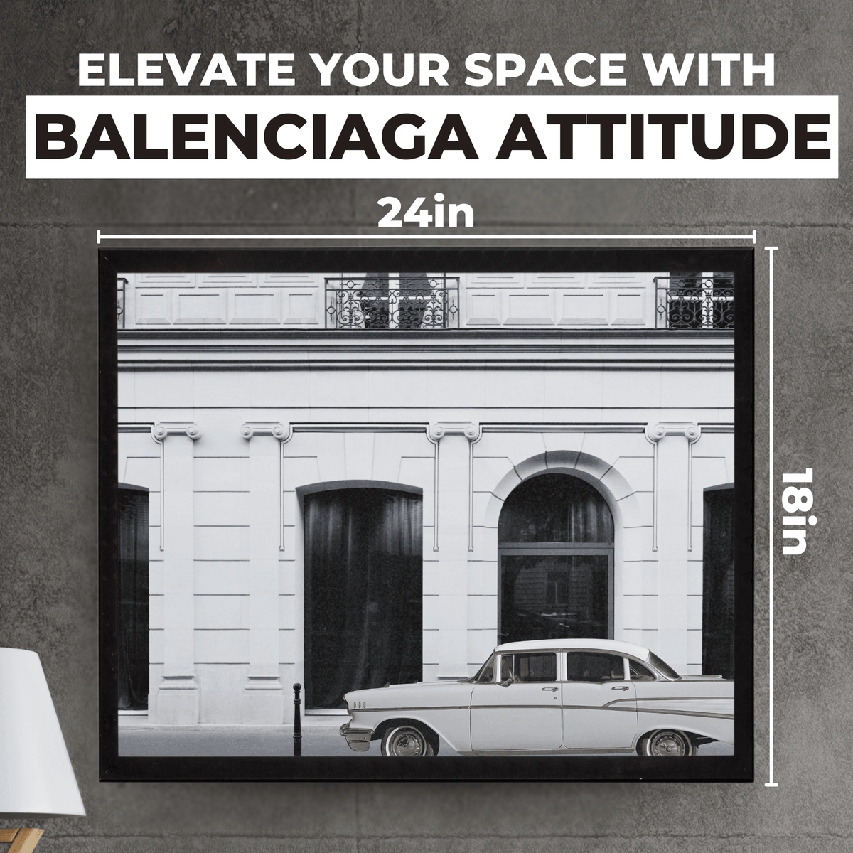 InkFlow Luxury Fashion Storefront Poster - High Fashion Art - Gift for Women, Fashionistas - Landscape Glamour Wall Decor for Bedroom, Living Room, Office - 14x11UNFRAMED Wall Art - Infinity Beyond Crafts