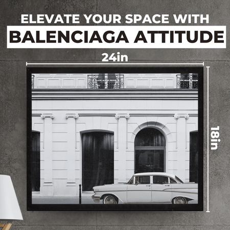 InkFlow Luxury Fashion Storefront Poster - High Fashion Art - Gift for Women, Fashionistas - Landscape Glamour Wall Decor for Bedroom, Living Room, Office - 14x11UNFRAMED Wall Art - Infinity Beyond Crafts