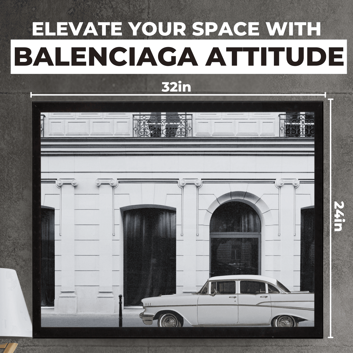 InkFlow Luxury Fashion Storefront Poster - High Fashion Art - Gift for Women, Fashionistas - Landscape Glamour Wall Decor for Bedroom, Living Room, Office - 14x11UNFRAMED Wall Art - Infinity Beyond Crafts