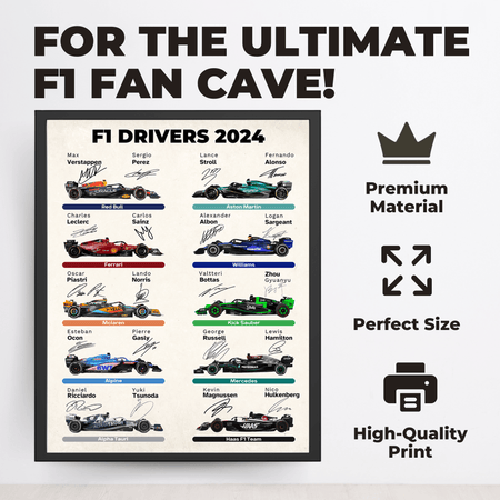 InkFlow Car Racing Poster - Sports Car Racing Art - Gift for Men, Women - Great Wall Decor for Garage, Living Room or Office - 8x10 UNFRAMED Wall Art - Infinity Beyond Crafts