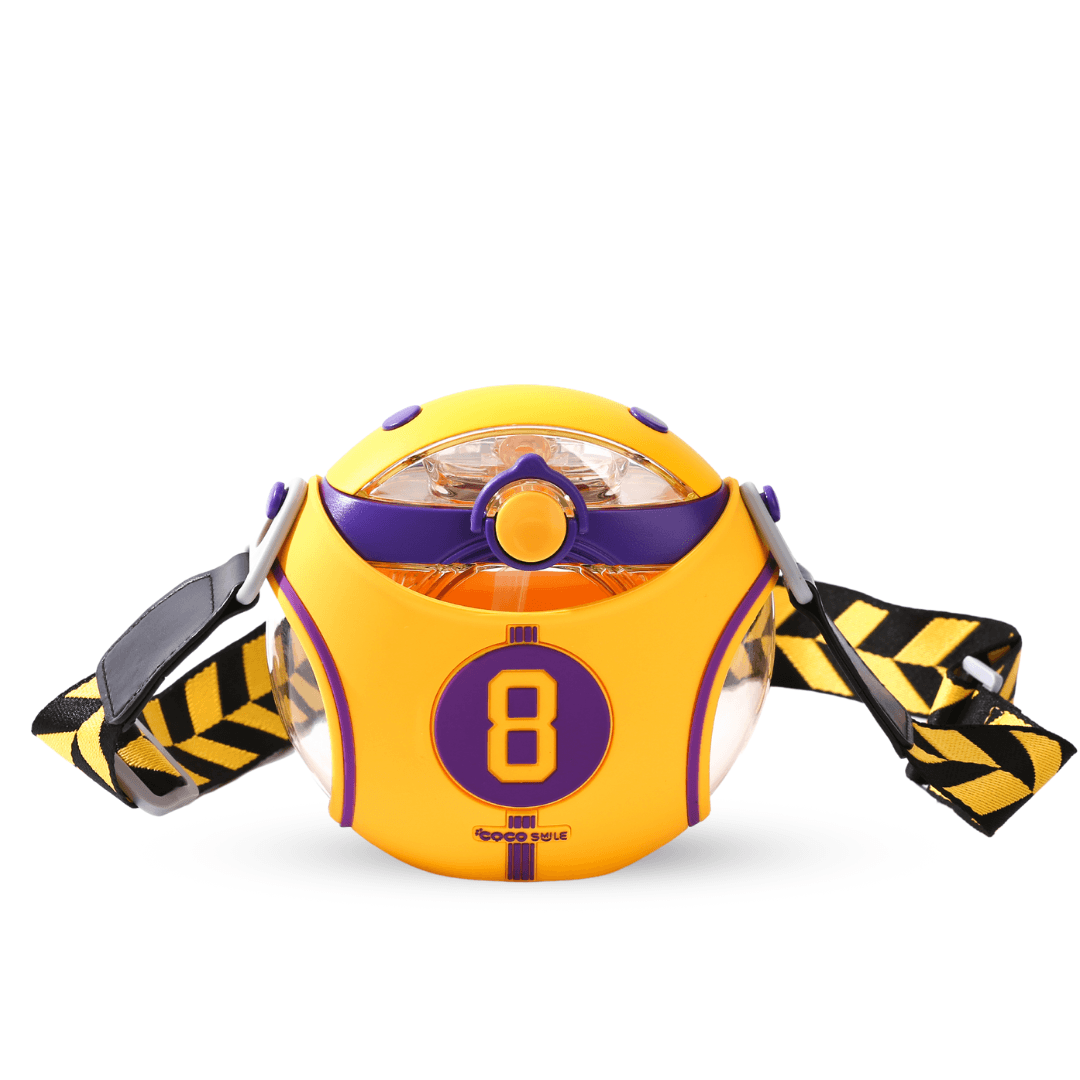 Number 8 jersey Straw Round Bottle.