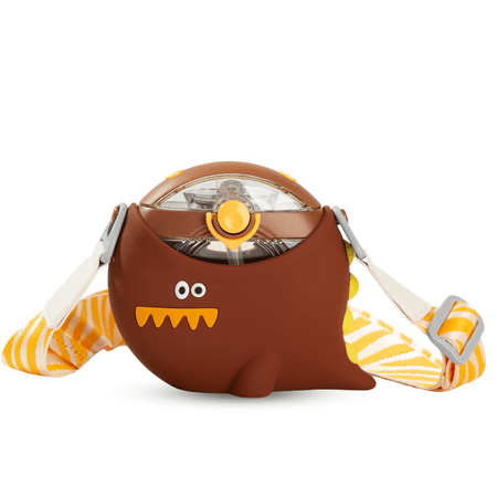 Dinosaur Round Bottle with Lanyard.