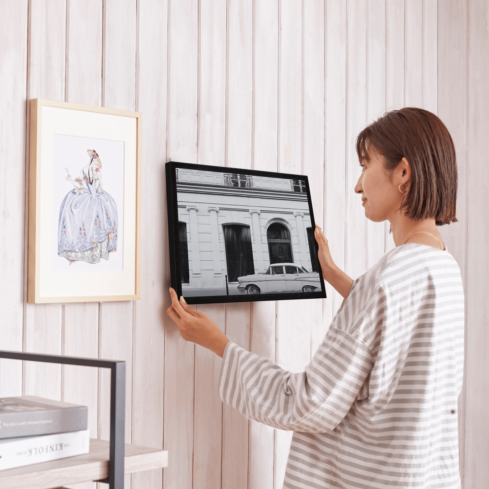 InkFlow Luxury Fashion Storefront Poster - High Fashion Art - Gift for Women, Fashionistas - Landscape Glamour Wall Decor for Bedroom, Living Room, Office - 14x11UNFRAMED Wall Art - Infinity Beyond Crafts